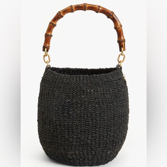 BN Clare V. 🎋Bamboo🎋handle w brass hardware - Picture 5 of 6